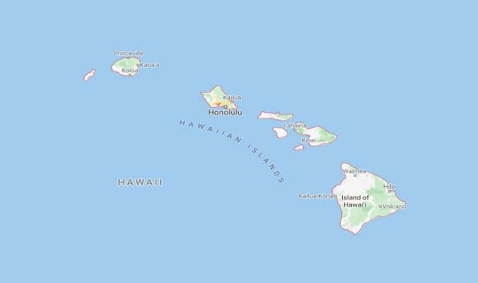 Hawaii Mapa