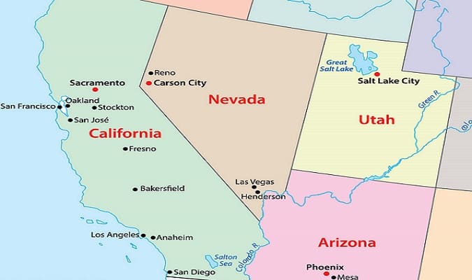California Mapa