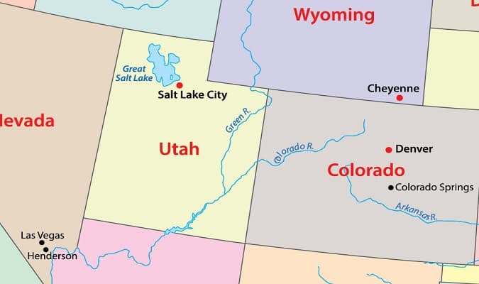 Utah Mapa